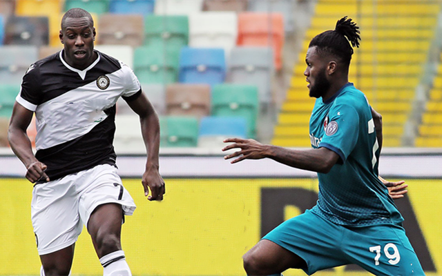 乌迪内斯士气高涨，欲向对手发起冲击的简单介绍